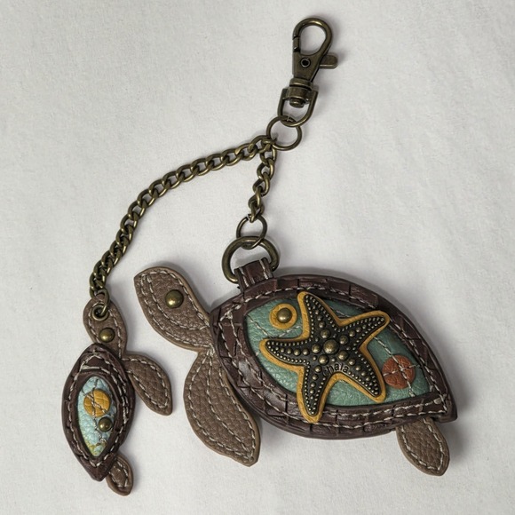 Chala Accessories - Chala Big Turtle/ Little Turtle Keychain Clip-On